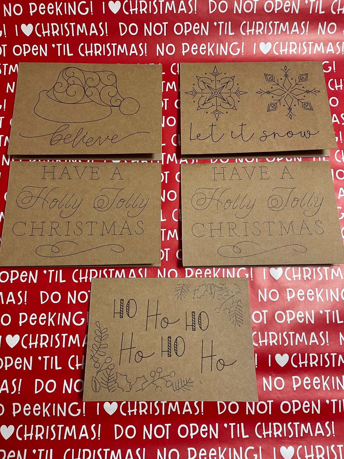 A Simple Christmas Greeting Card