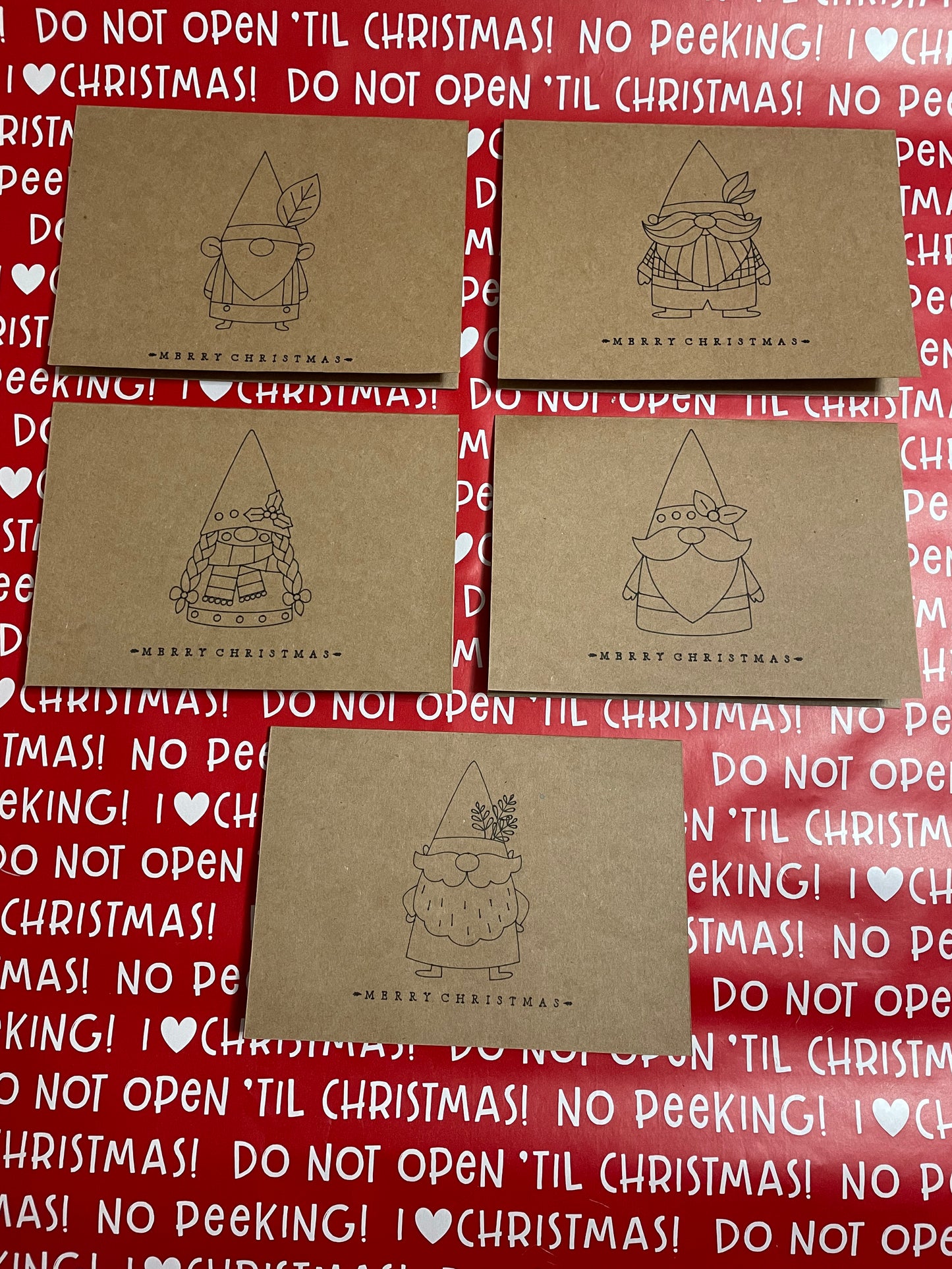 A Simple Christmas Greeting Card