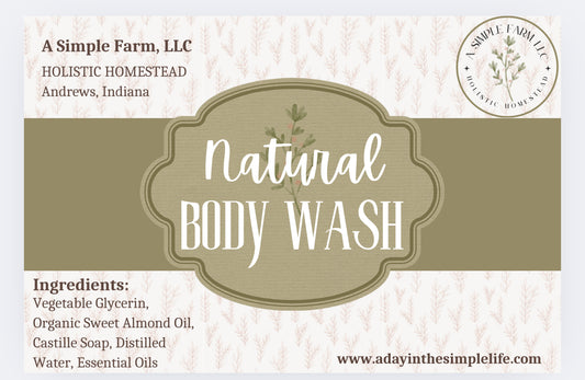 Natural Body Wash
