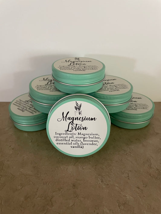 Magnesium Lotion, 1 ounce tin