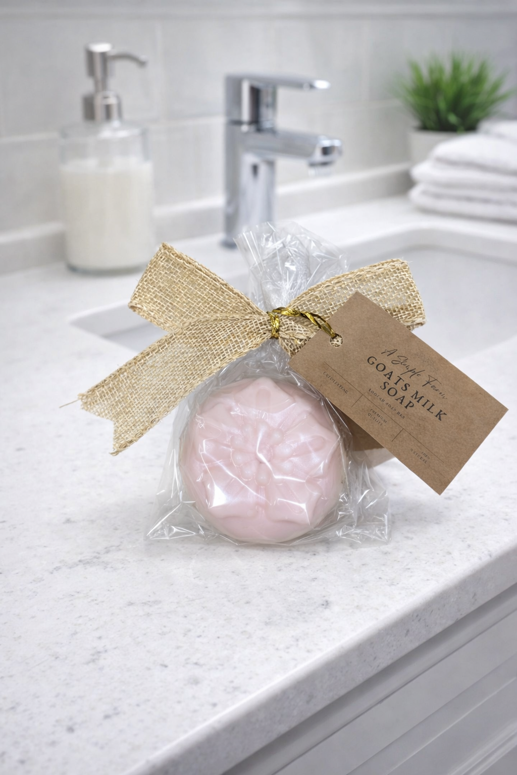 Loofah Goat Milk Soap – Handmade Exfoliating Bar