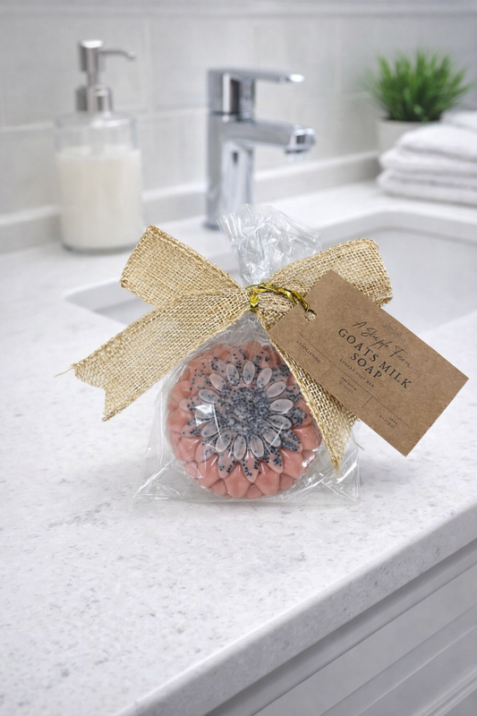 Loofah Goat Milk Soap – Handmade Exfoliating Bar