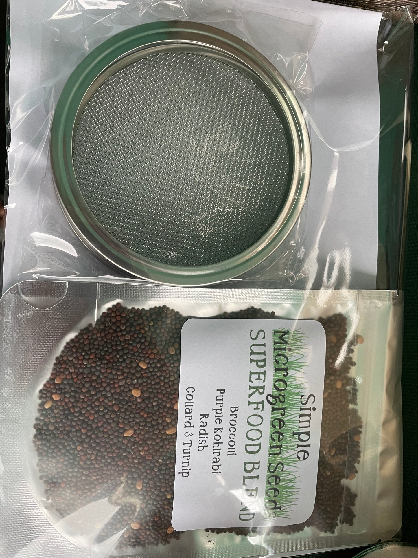 Simple Microgreen Jar Kit