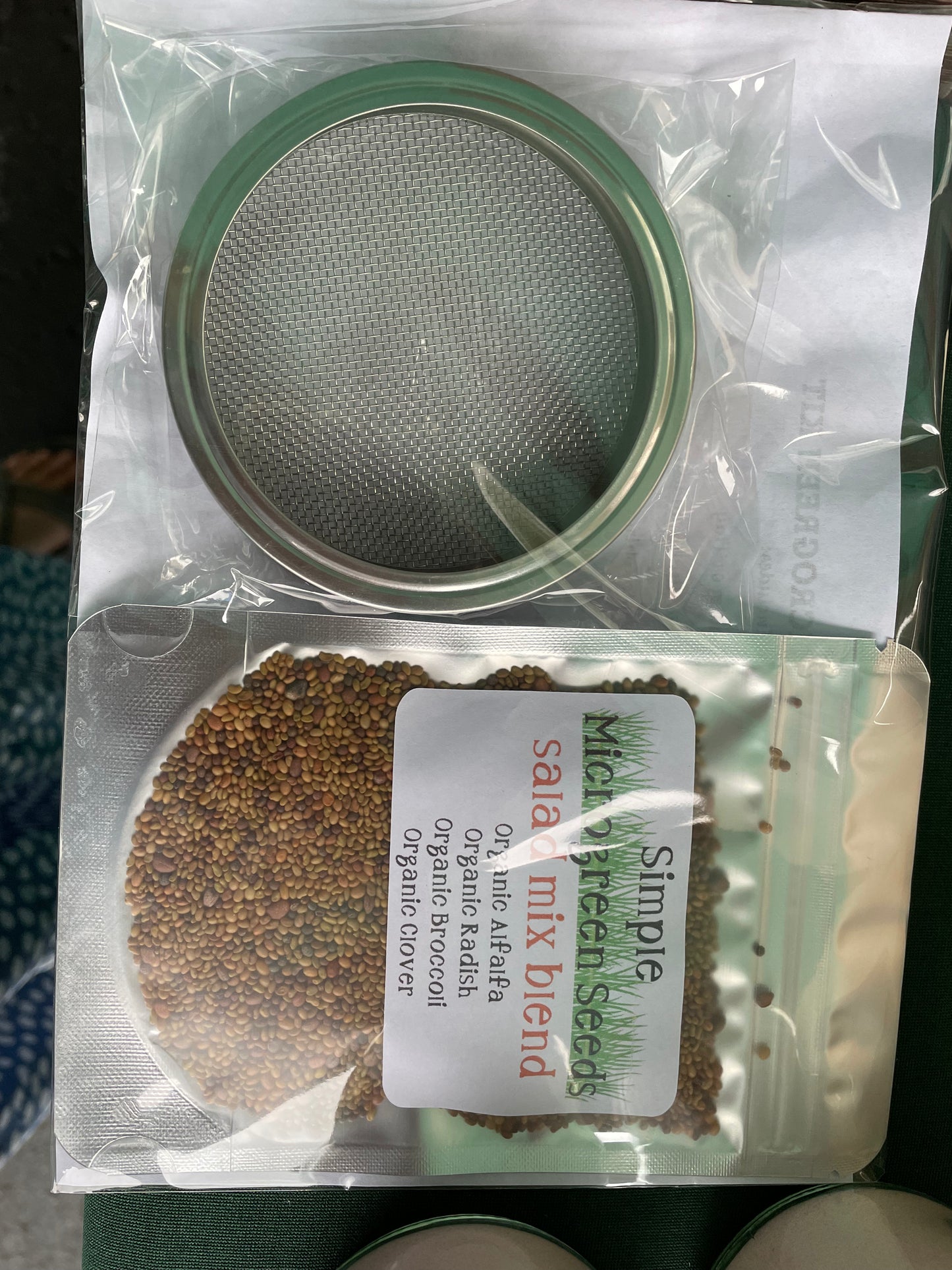 Simple Microgreen Jar Kit