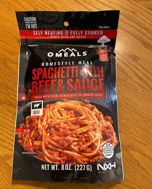 O'Meals, Spaghetti with Meat & Sauce